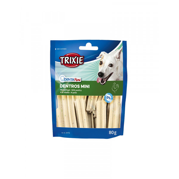 Trixie Dentros Mini - ласощі для собак з птахом фото