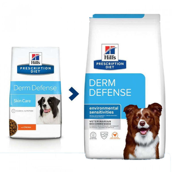 Hill's Prescription Diet Derm Defense корм для собак с курицей фото