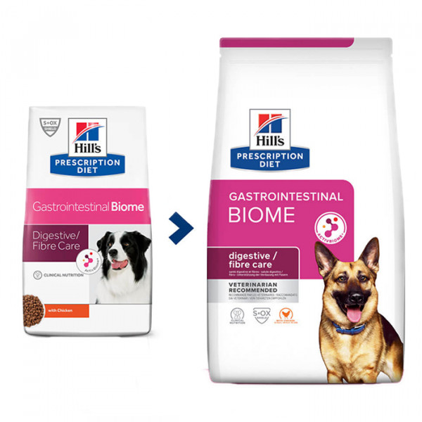 Hill's Prescription Diet Gastrointestinal Biome корм для собак з куркою фото