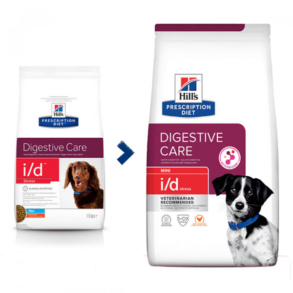 Hill's Prescription Diet i/d Canine Stress Mini корм для собак с курицей фото