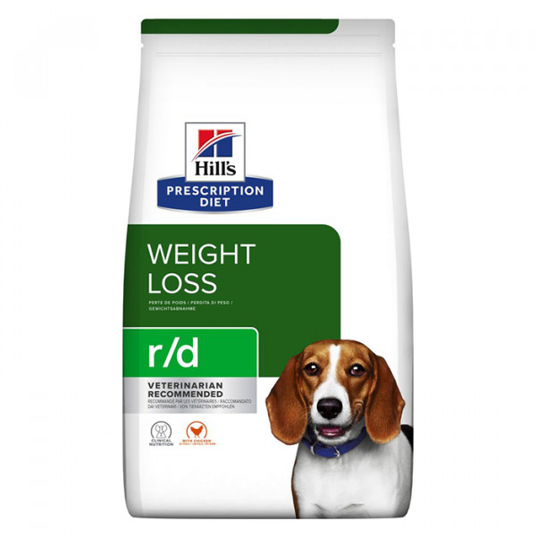 Hill's Prescription Diet r/d Weight Reduction корм для собак с курицей фото