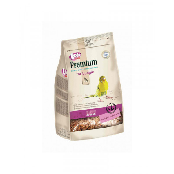 Lolo Pets Premium Полнорационный корм для волнистых попугаев  фото