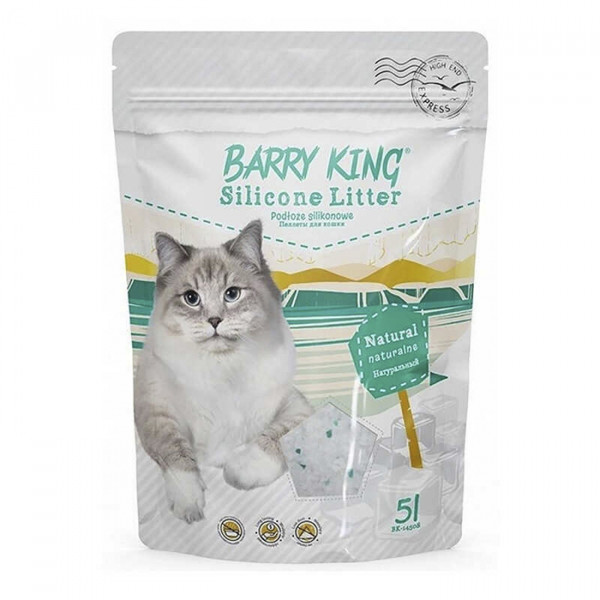 Barry King Silicone Litter Natural - Наповнювач силікагелевий для котячого туалету, без аромату фото