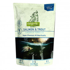 Isegrim Pouch Roots Salmon & Trout консерва для собак лосось и свежая форель