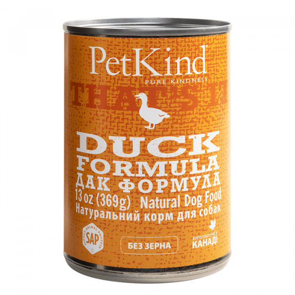 PetKind Duck Formula консерва для собак всех пород фото