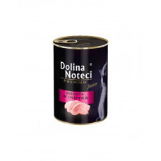 Dolina Noteci Premium Junior консерва для кошенят м'ясні шматочки в соусі з індичкою