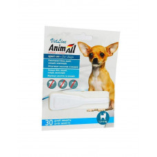 AnimAll VetLine Spot-On краплі від бліх та кліщів для собак, вага 1.5-4 кг