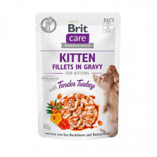 Brit Care Kitten Tender Turkey консерва для кошенят з філе ніжної індички в соусі