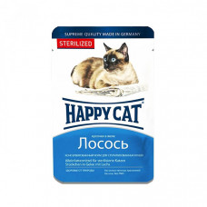 Happy Cat Sterilized Лосось