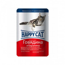 Happy Cat Говядина и баранина