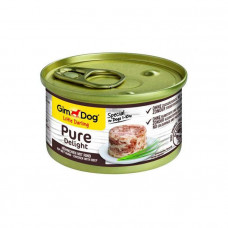 GimDog Pure Delight консерви з яловичиною та куркою фото