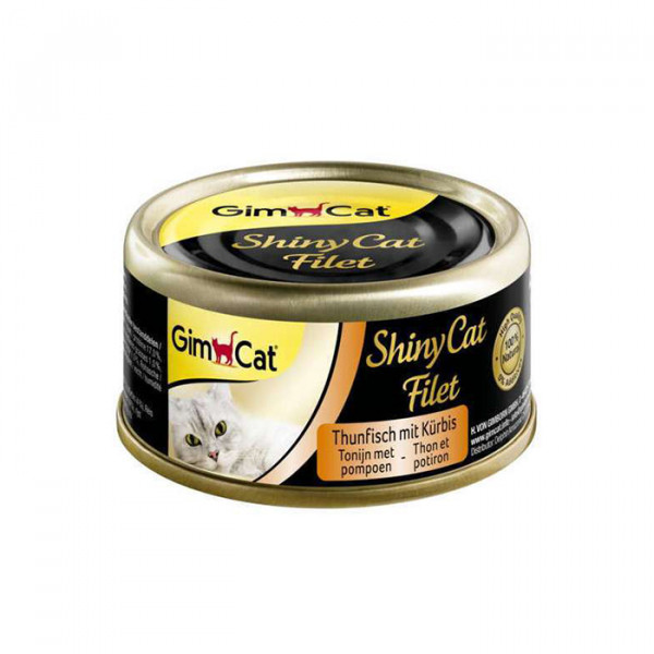 GimCat ShinyCat Filet с тунцом и тыквой фото