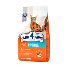 Клуб 4 лапы Premium Sensitive для кошек с чувствительным пищеварением