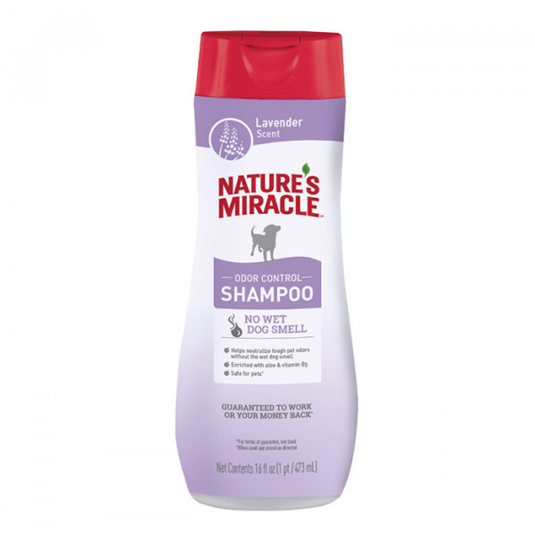 8in1 Nature`s Miracle Odor Control Shampoo Lavender Шампунь з ароматом лаванди для собак фото