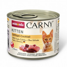 Animonda Carny Poultry Cocktail for Kitten Консервированный корм с птицей для котят
