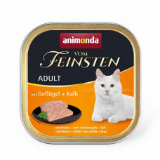 Animonda Vom Feinsten Adult with Poultry, Veal Консервированный корм с птицей и телятиной для взрослых кошек