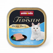 Animonda Vom Feinsten Adult with Turkey, Trout Консервированный корм с индейкой и форелью для взрослых кошек
