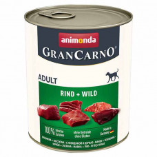 Animonda Gran Carno Adult Beef & Game Консервований корм з яловичиною та дичиною для дорослих собак фото