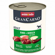 Animonda Gran Carno Adult Beef & Venison with Apple Консервированный корм с говядиной, олениной и яблоком для взрослых собак фото
