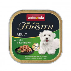 Animonda Vom Feinsten Adult with Chicken & Rabbit Консервированный корм с курицей и кроликом для взрослых собак фото