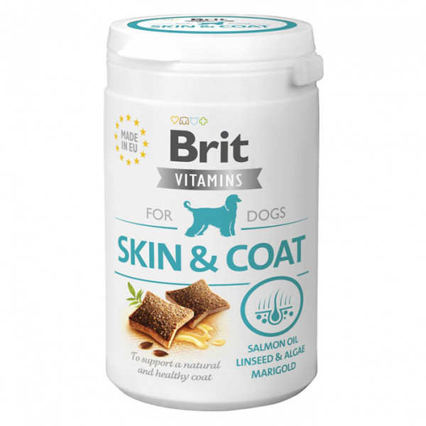 Brit Care Vitamins Dog Skin & Coat Вітаміни для шкіри та шерсті собак фото