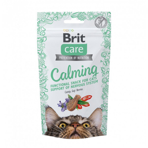 Brit Care Snack Calming Ласощі для зменшення стресу у котів з куркою фото