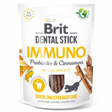 Brit Care Dental Stick Immuno Ласощі для здоров'я ясен, зубів та міцного імунітету у собак, з пробіотиками та корицею фото