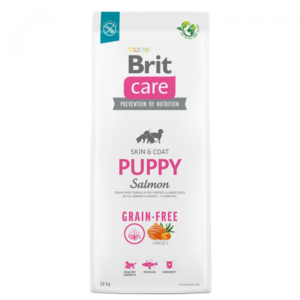 Brit Care Dog Grain-free Puppy Сухий беззерновий корм з лососем для цуценят всіх порід фото