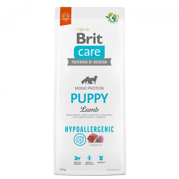 Brit Care Dog Hypoallergenic Puppy Сухой гипоаллергенный корм с ягненком для щенков всех пород фото