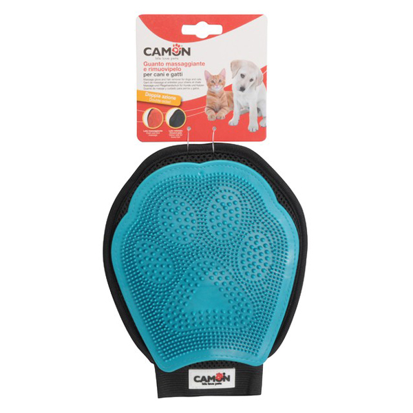 Camon Massage glove and hair remover for dogs and cats Массажная перчатка и средство для удаления шерсти фото