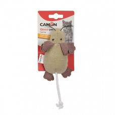 Camon Cat toy with catnip - denim mouse Джинсовая мышка с кошачьей мятой фото