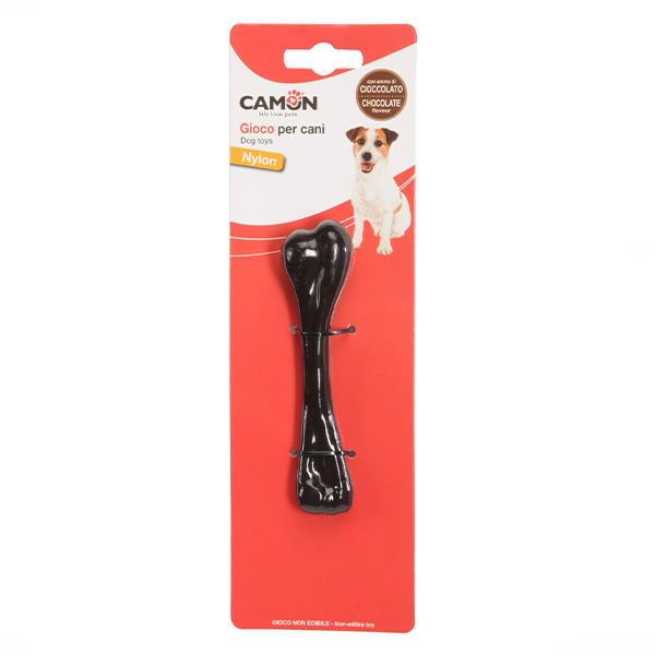 Camon Dog toy - Chocolate-flavoured nylon bone Нейлоновая кость со вкусом шоколада фото