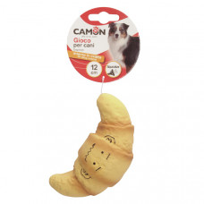Camon Latex brioche with PP filling material and squeaker dog toy Латексный круассан с пищалкой