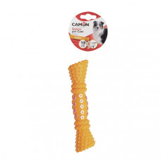 Camon Latex toy with squeaker - Flowers dumbbell Латексна гантель з квіточками