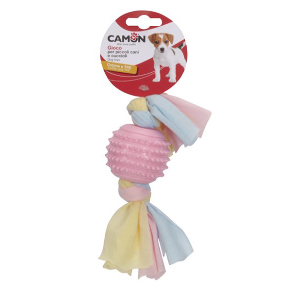 Camon Nubby TPE ball with cotton ribbon Мяч Nubby TPE с хлопковой лентой фото