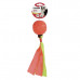 Camon TPE ball with ribbon and squeaker М'яч TPE зі стрічкою та пищалкою фото