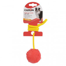 Camon TPR ball with training rope for dogs Мяч TPR с тренировочной веревкой