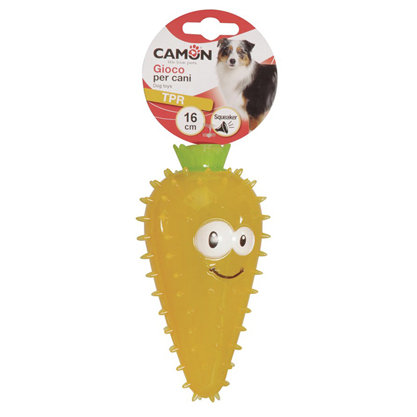 Camon TPR dog toy - carrot with eyes TPR Морковка с глазами фото