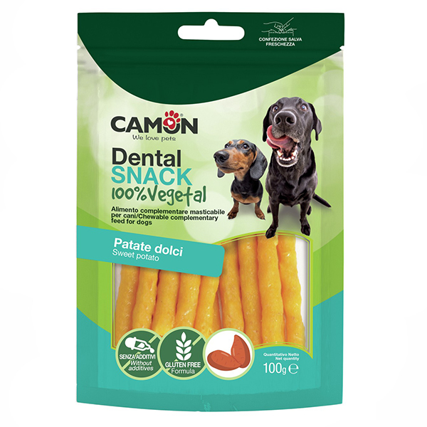 Camon Dental Bauveg Snack sticks with sweet potato для зубів з бататом фото