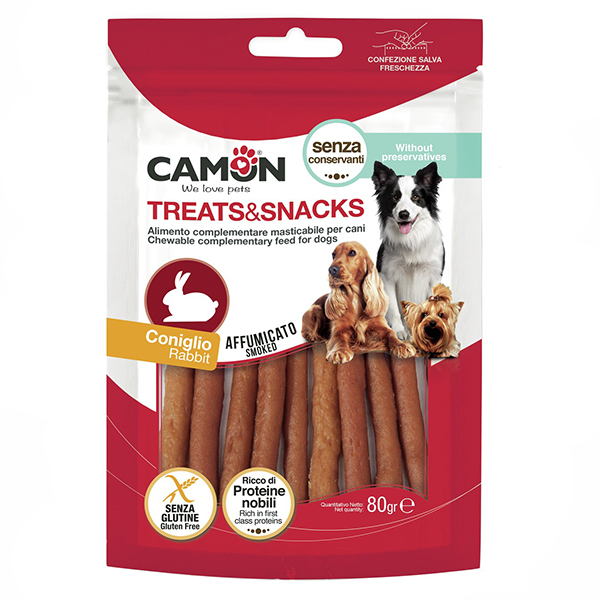 Camon Treats & Snacks Rabbit sticks with smoke flavour Копчені кролячі палички фото