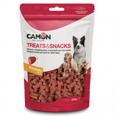 Camon Treats & Snacks Snack box semi-moist bones with ham flavour Ласощі для дресування собак, кісточки з шинкою фото