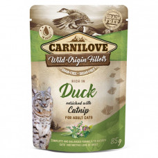 Carnilove Duck Enriched With Catnip for Adult Cats Консервированный корм с уткой и кошачьей мятой для кошек
