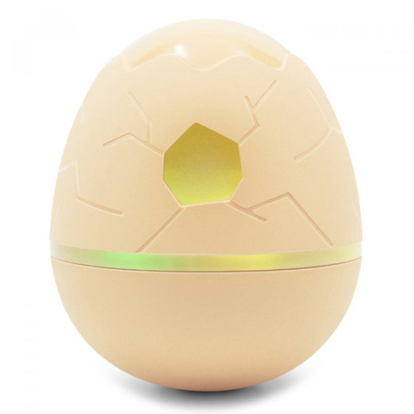 Cheerble Wicked Beige Egg Интерактивное игрушечное яйцо для собак, бежевое фото
