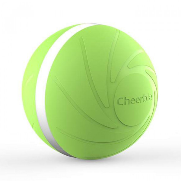 Cheerble Wicked Green Ball Інтерактивний м'яч для собак та кішок, зелений фото