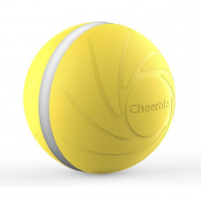 Cheerble Wicked Yellow Ball Інтерактивний м'яч для собак та кішок, жовтий