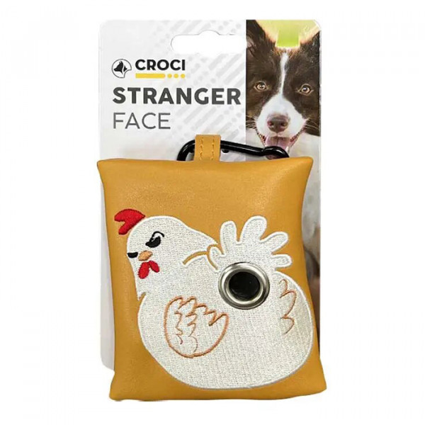 Croci Stranger Face Chicken Сумка для пакетов для уборки фекалий собак фото