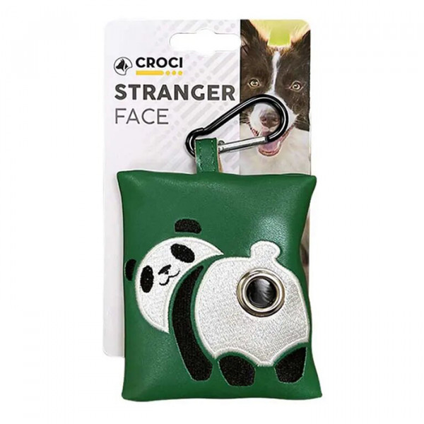 Croci Stranger Face Panda Сумка для пакетов для уборки фекалий собак фото