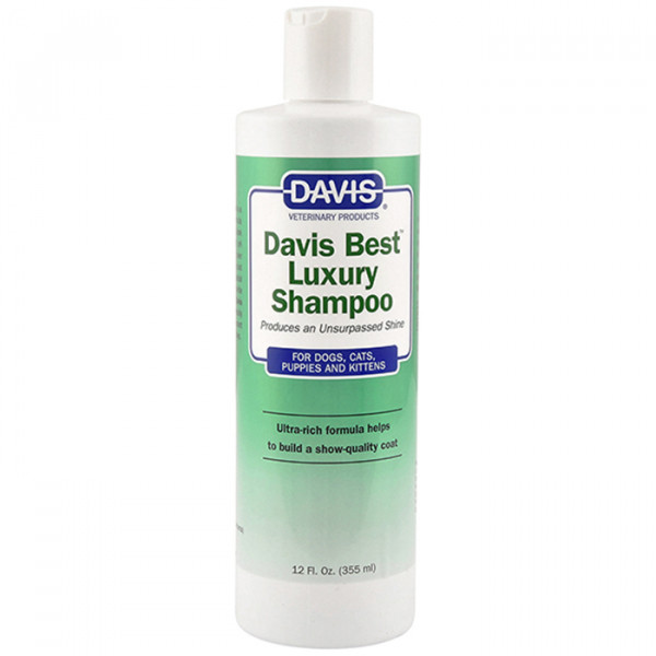 Davis Best Luxury Shampoo Шампунь для блиску шерсті у собак і котів, концентрат фото