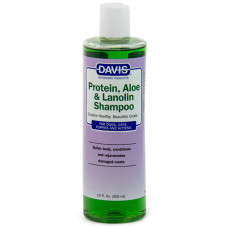 Davis Protein & Aloe & Lanolin Shampoo Шампунь протеїн, алое та ланолін для собак і котів, концентрат