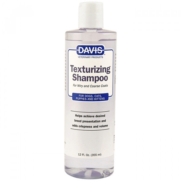 Davis Texturizing Shampoo Шампунь для жорсткої та об’ємної шерсті у собак і котів, концентрат фото
